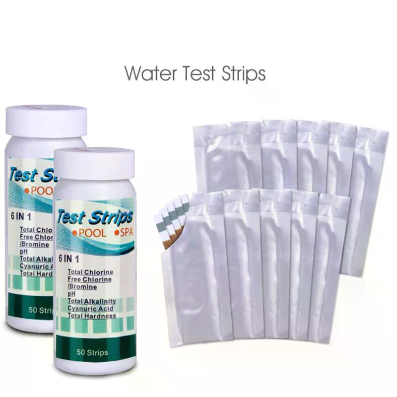 Marine Aquarium Water Test Kit - 50 sztuk/butelka 6 w 1 Wielofunkcyjne