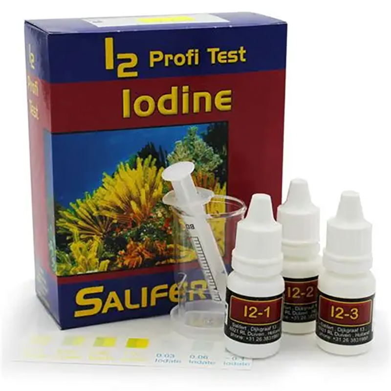 Marine Aquarium Water Test Kit - Salifert Iodine I2 Profi-Test - Zestaw