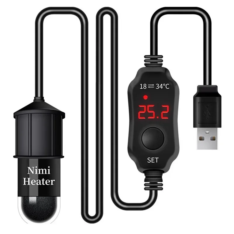 Marine Aquarium Heater - Uniwersalny Mini Grzałka do Akwarium z