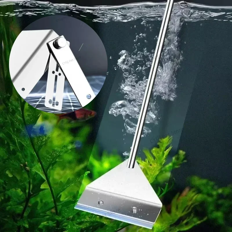 Marine Aquarium Glass Scraper - Narzędzie do czyszczenia akwarium, płaski skrobak