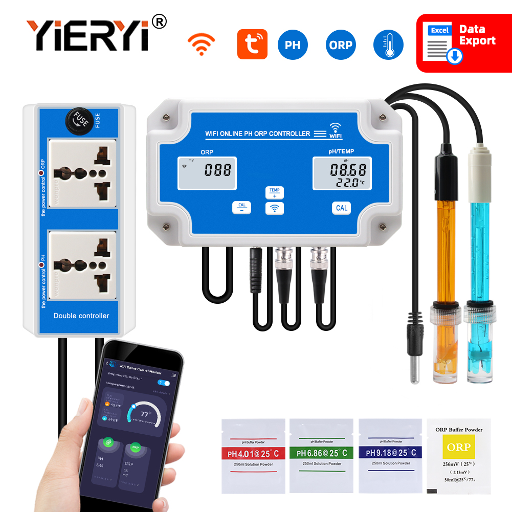 Marine Aquarium Water Test Kit - Inteligentny miernik online WIFI PH ORP