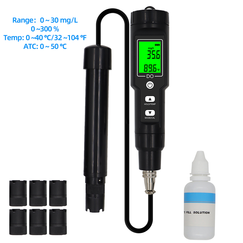Marine Aquarium Water Test Kit - DO9100 Cyfrowy miernik tlenu rozpuszczonego 0,0-30,0