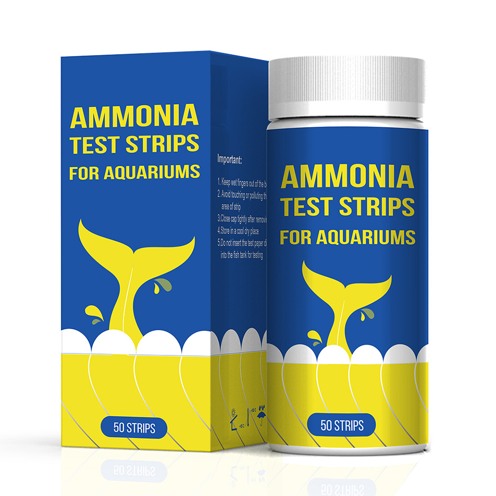 Marine Aquarium Water Test Kit - 50 szt. Amoniak azot szybkie paski