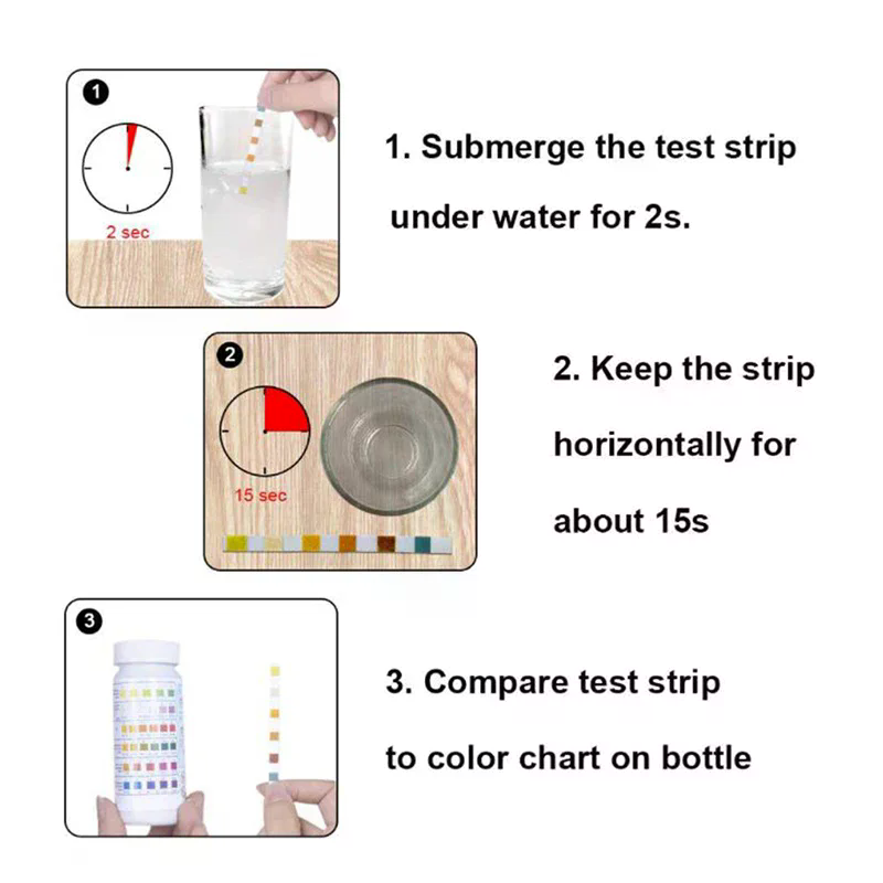 50 sztuk/butelka 6 w 1 Wielofu – Marine Aquarium Water Test Kit recenzja i cena