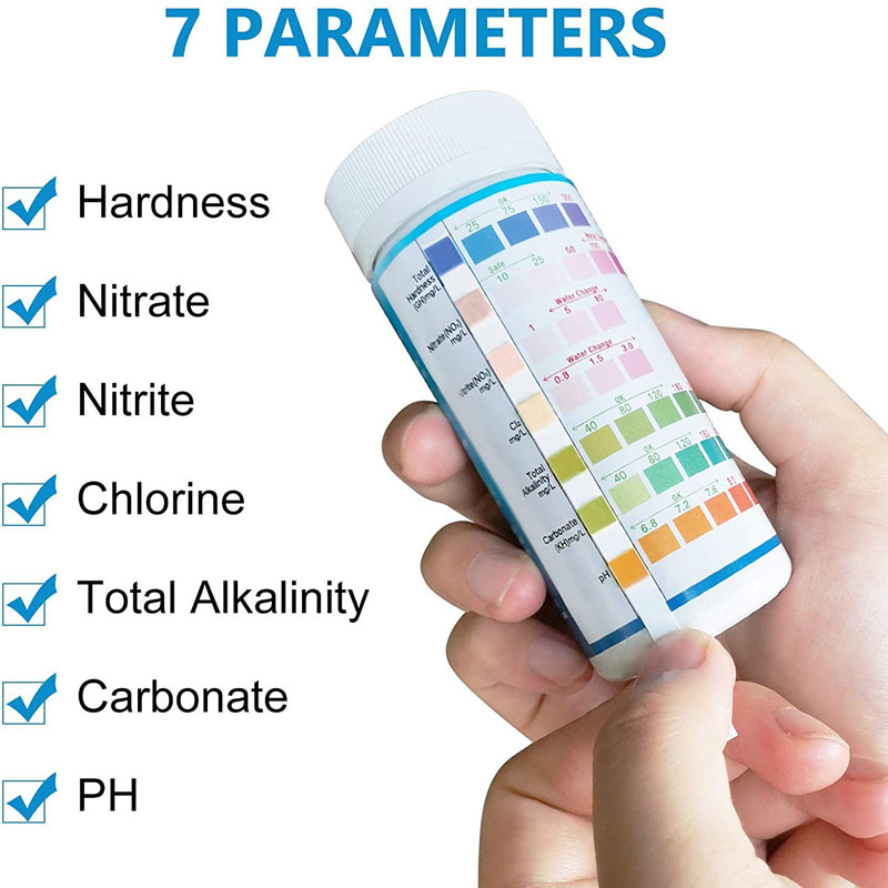 7-IN-1 akwarium paski testowe  – Marine Aquarium Water Test Kit recenzja i cena