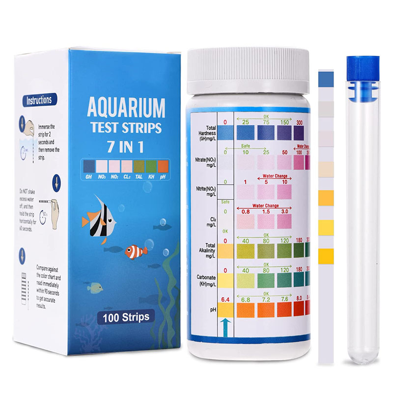 7-IN-1 akwarium paski testowe  – Marine Aquarium Water Test Kit recenzja i cena
