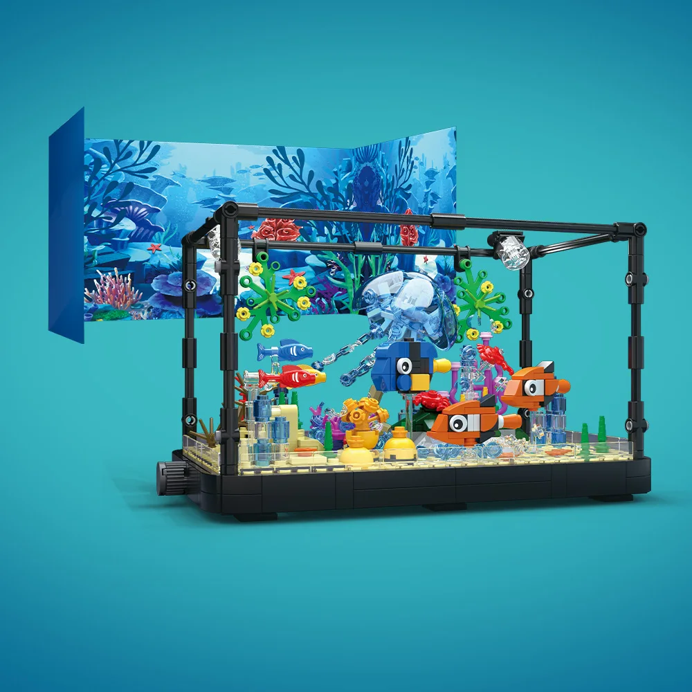 Zestaw klocków do budowy akwar – Aquarium Marine Lights recenzja i cena