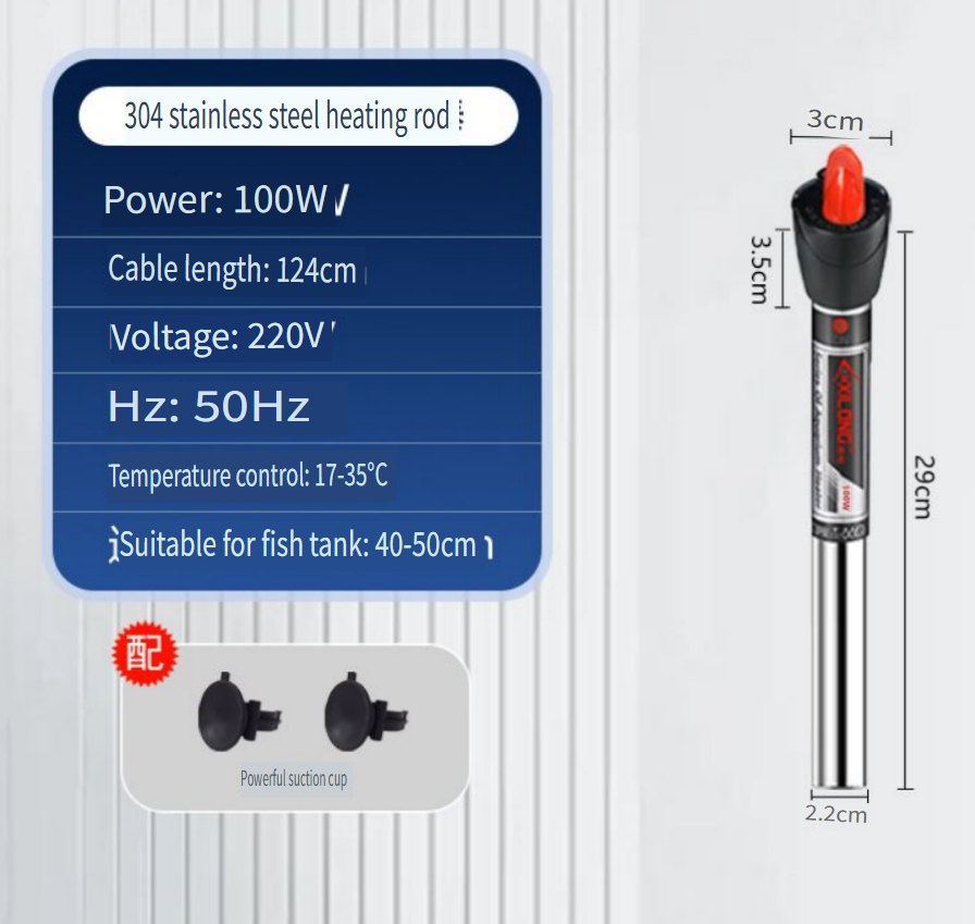 Grzałka do akwarium ze stali n – Marine Aquarium Heater recenzja i cena