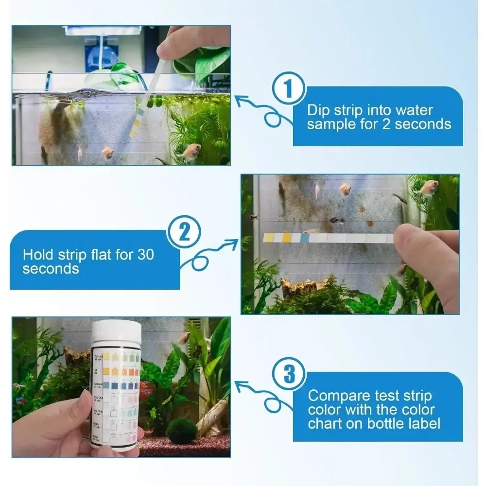 Paski testowe do akwarium PH Z – Marine Aquarium Water Test Kit recenzja i cena