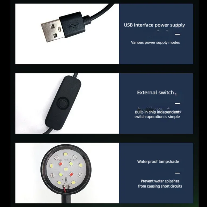 Lampka LED USB do akwarium z k – Aquarium Marine Lights recenzja i cena