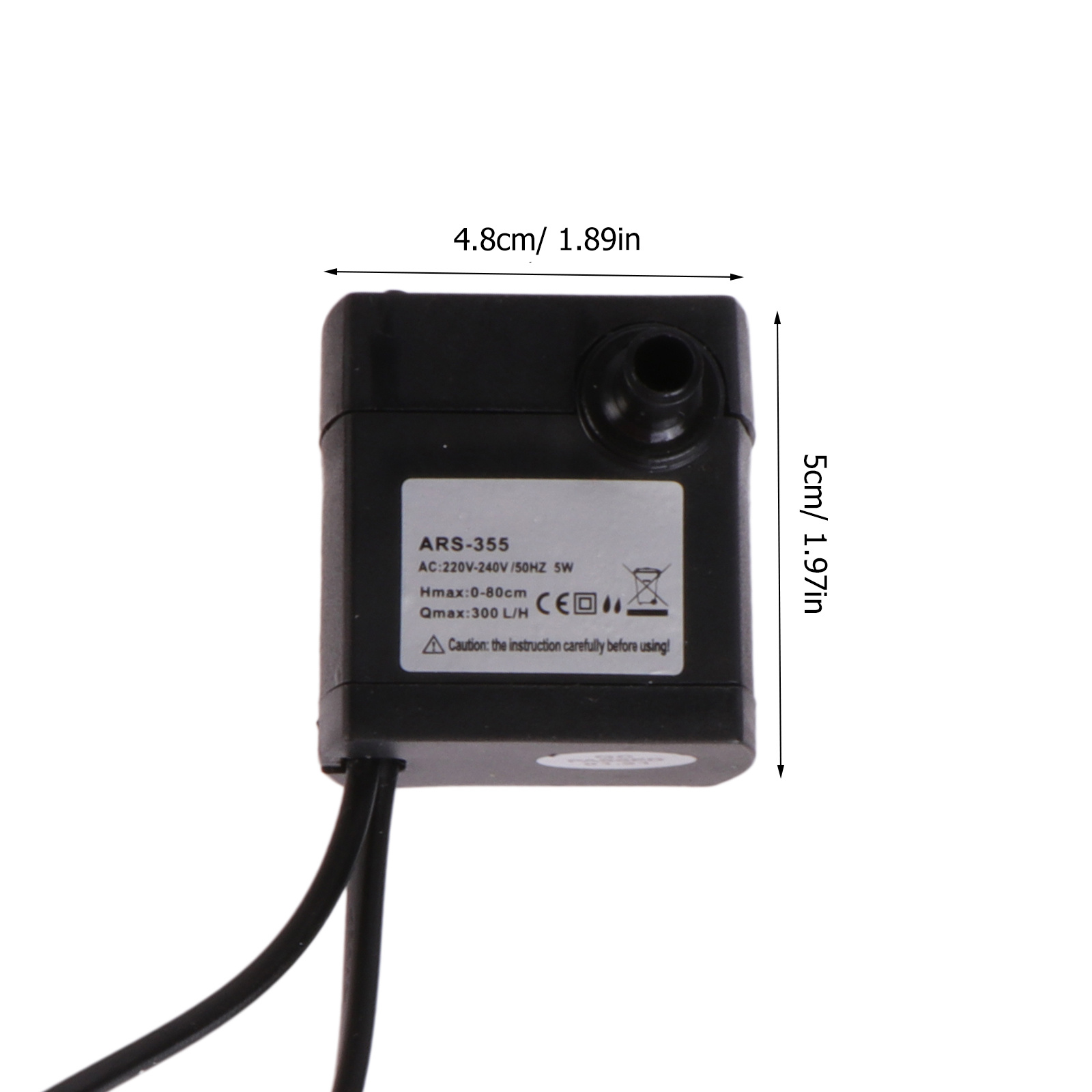Pompa wodna zanurzeniowa 5W z  – Aquarium Marine Lights recenzja i cena