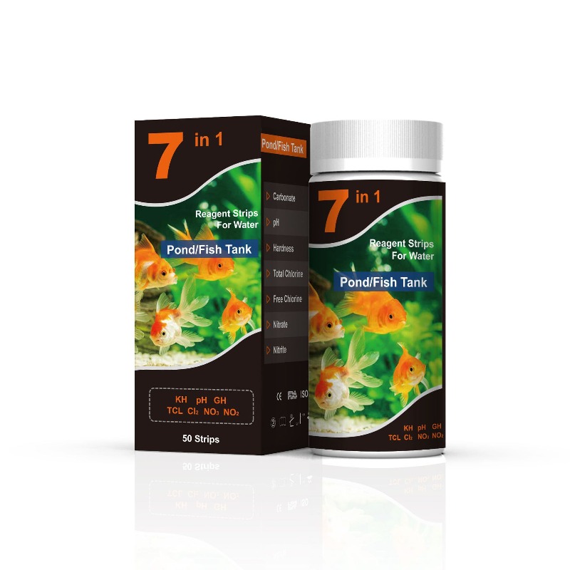 Paski testowe do akwarium 7w1  – Marine Aquarium Water Test Kit recenzja i cena