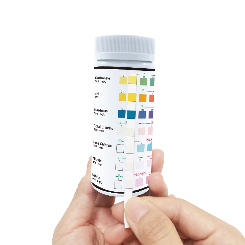 Paski testowe do akwarium 7w1  – Marine Aquarium Water Test Kit recenzja i cena